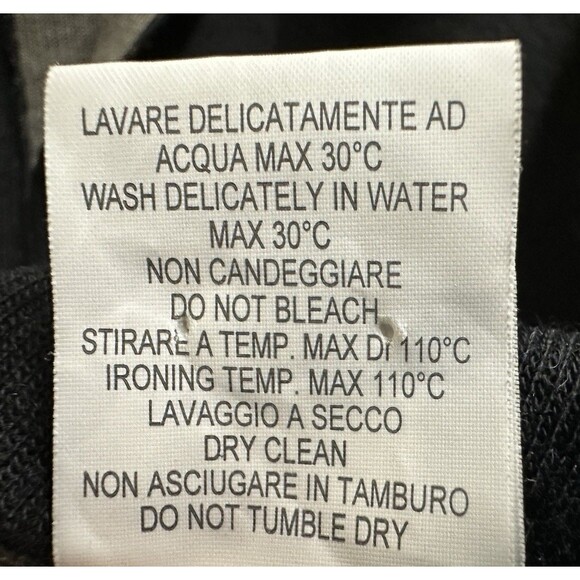 Hanui women size small stitched front sweater dress gray color 3/4 sleeve - Picture 8 of 10